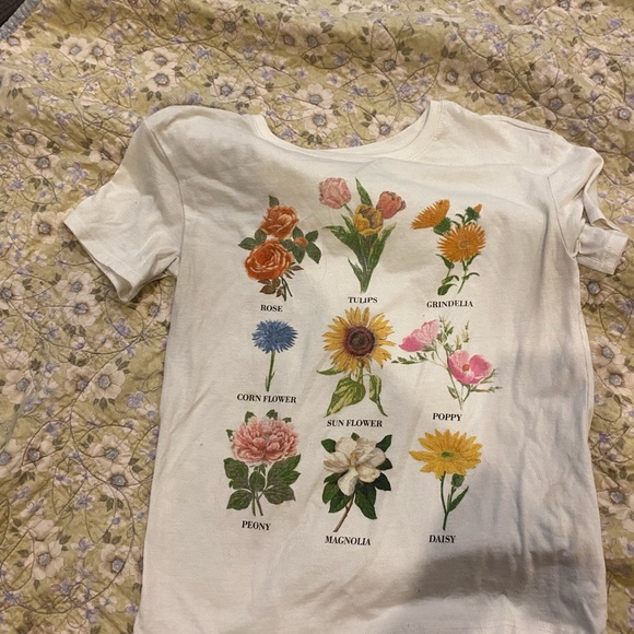 Flower Tee, gently used condition. - Picture 2 of 2